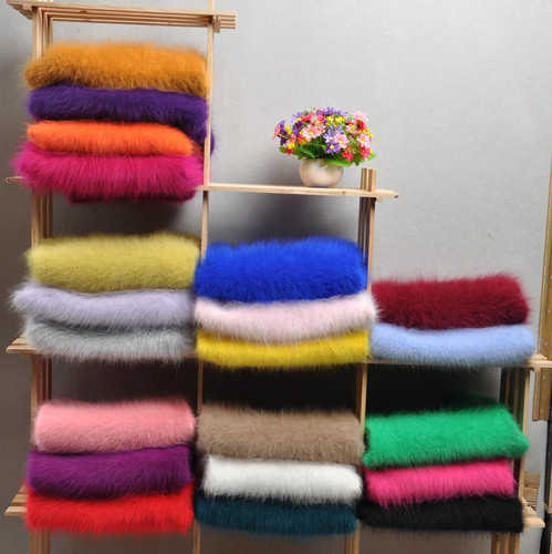 Farb set angora wolle - set,