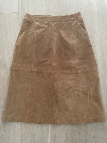 Lederrock camel cognac beige - camel,